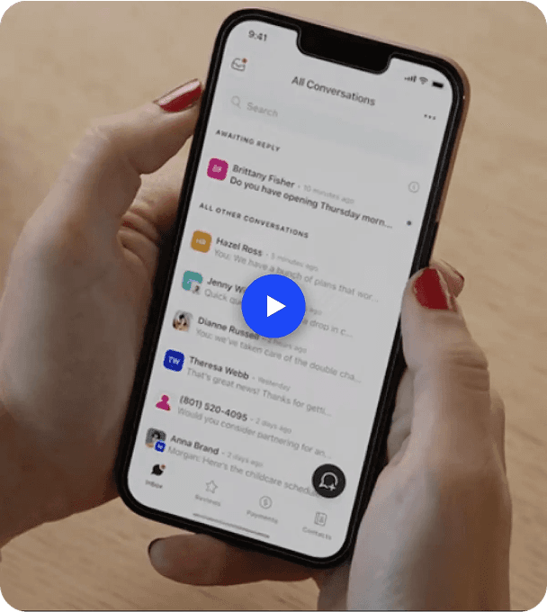 Podium Mobile App Interface Preview