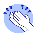 Clapping icon